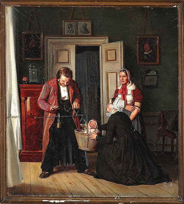 La gioia di un padre, 1857